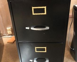 2 drawer metal file cabinet 