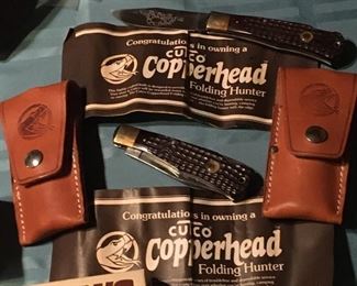 2! Yeah 2 rare cutco copperheads in never used dead-stock Condition