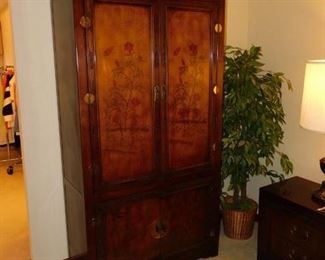 Armoire - interior with shelving for sweaters / clothing...
