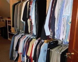 Mens Clothing most is XL and larger 