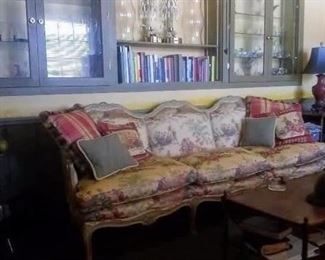 Vintage Baker French sofa.