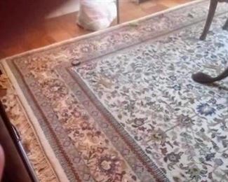 Wool Kirman Ghazvin rug.