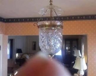 Waterford light fixture.