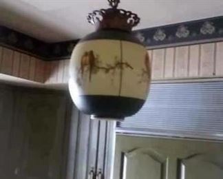 1920s, 30s  light fixture with birds.
