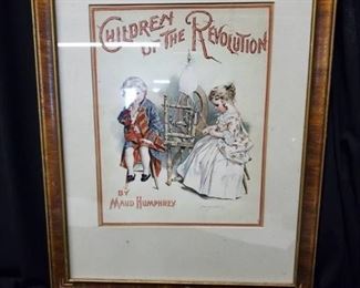 Children on the Revolution Signed Maud Humphrey