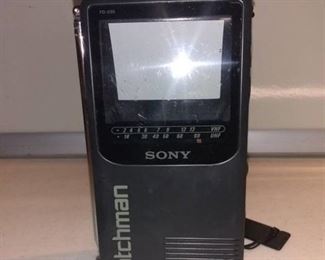 Vintage Sony Watchman With Kickstand-3x2x6