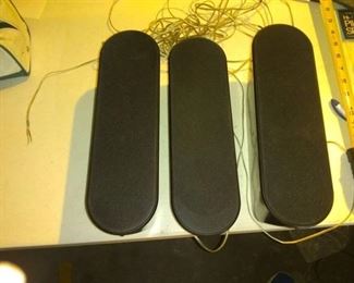 3 Samsung Wired Surround Sound Speakers5x4x12