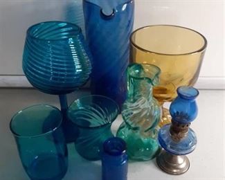 Lot 8 Colorful Glass Where