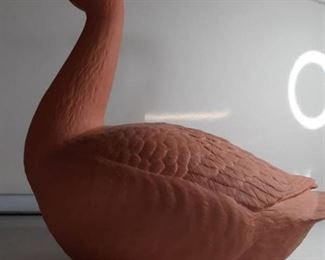Clay Duck Garden Decoration