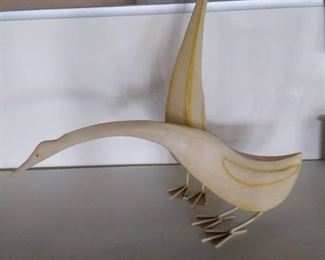 Metal Swan Decor