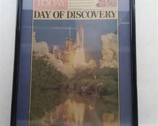 Framed Day of Discovery Newspaper