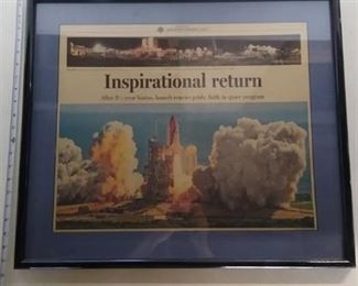 Inspirational Return Framed News