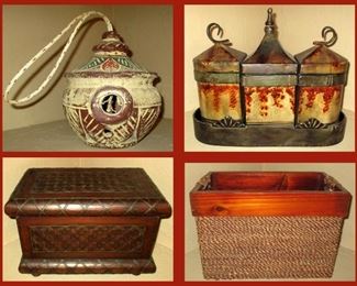 Bird House? Decorative Boxes and Basket 