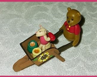 Mini Miniature Winnie the Pooh with Piglet