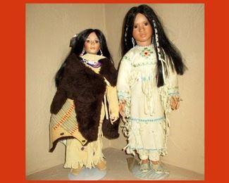Very Pretty Native American Dolls 