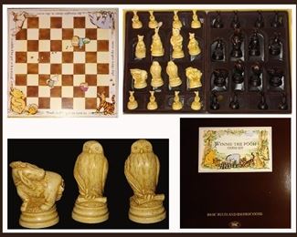 Winnie the Pooh Chess Set in Excellent Condition 