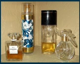 Perfumes including Chanel No. 5