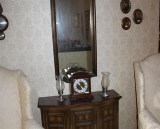 ENTRY CABINET & MIRROR