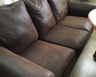 AMAZING LEATHER SOFA! Buttery soft. Excellent Condition.
