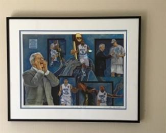 UNC print. Signed and number. “Five and Counting”