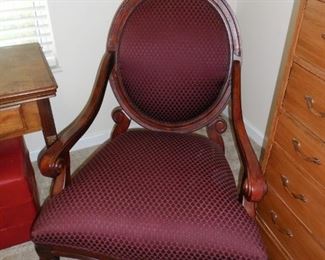 Best Chairs, Inc. accent chair, Bordeaux - beautiful/excellent condition