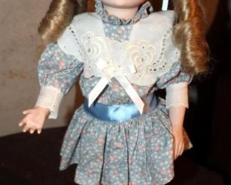 Elke Hutchens 29" Porcelain Doll With Stand