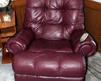 Lane Supreme Recliner With Massage/Heat Feature By Relaxor, Powers On, 39" x 42" x 40"