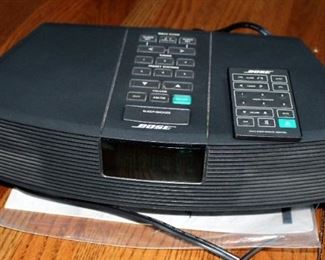 Bose Wave Radio Model AWR1-1W, With Remote And Owner's Guide