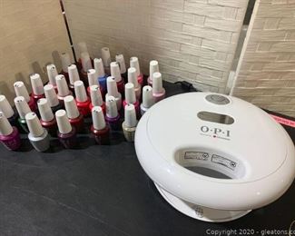 OPI Dual Cure LED Light Lamp and OPI Gel Polish