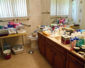 Toiletries, foot massager, etc.