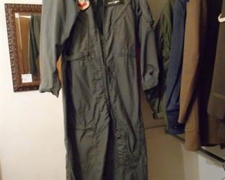 Flight suit, mirror
