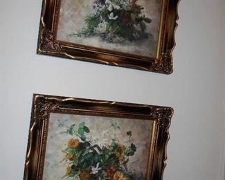 Oil painting by Wang