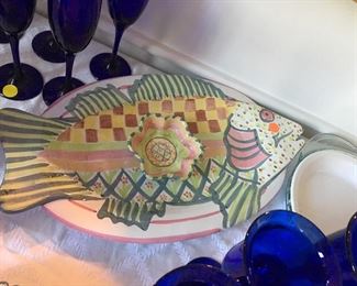 Mackenzie Child’s Fish platter
