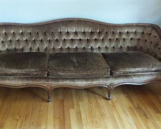 Fabulous French style Full Size Sofa, of carved hardwood, A Masterpiece! Made by Hickory Tavern Furniture Company of Hickory, North Carolina.