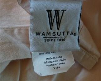 High Quality Wamsutta Bed Linens for a Queen Size Bed.