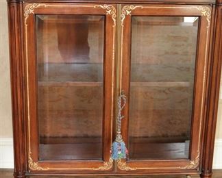 French MOP inlay cabinet