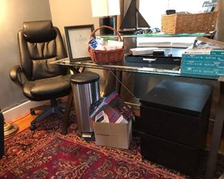 Office desk/chair/supplies
