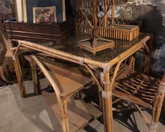Antique rattan furniture (Love this)
