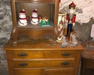 Night stand (one of two), small commode