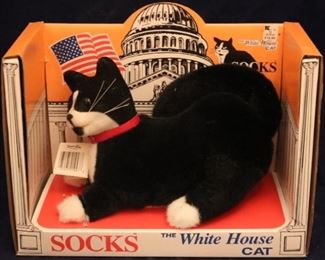 Lot# 2017 - Socks the White House Cat - 