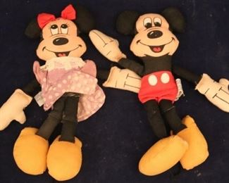 Lot# 2032 - Mickey and Minnie Mouse Doll