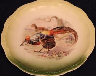 Lot# 2048 - Antique Hand Painted Plate -