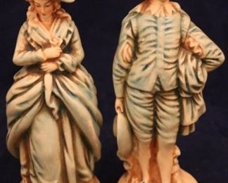 Lot# 2057 - Pair of Vintage Chalkware 
