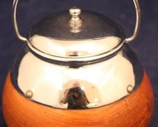 Lot# 2063 - Antique Tea Jar/Caddy