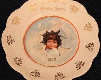Lot# 2071 - Antique 1910 Portrait Plate