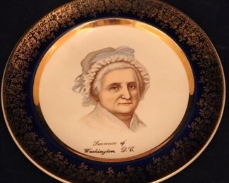Lot# 2072 - Washington Portrait Plate