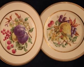 Lot# 2073 - Set of 2 Hand Painted Plates