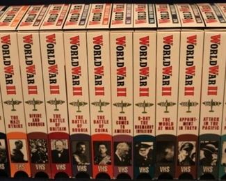 Lot# 2078 - WWII VHS Set