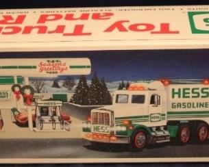 Lot# 2081 - Hess Toy Truck and Racer - n