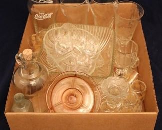 Lot# 2115 - Tray Lot of Assorted Glass I